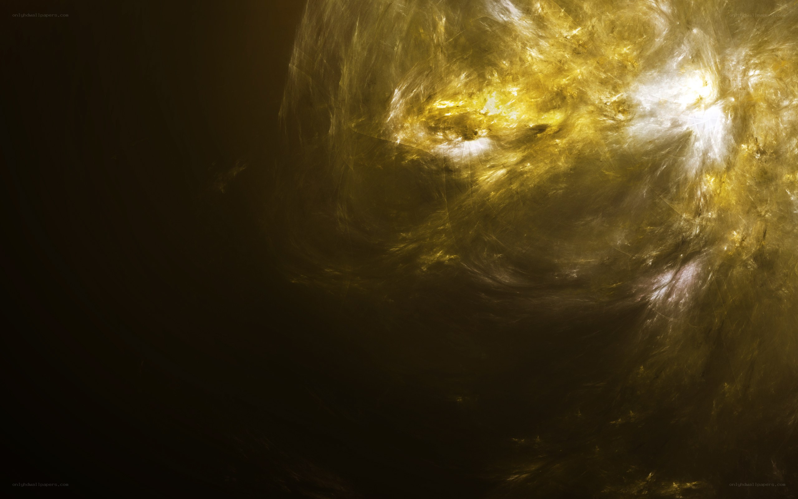 golden cosmic swirl