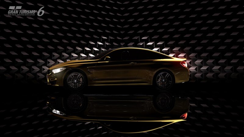 Golden Coupe Car — Gold