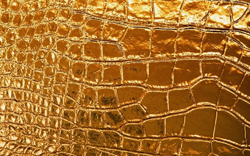 Golden Crocodile Skin — Gold