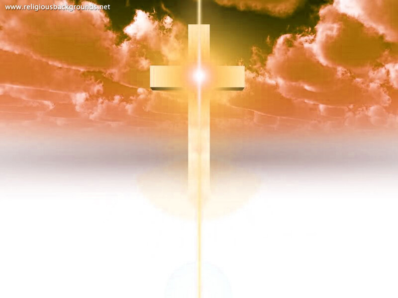 Golden Cross in Sky