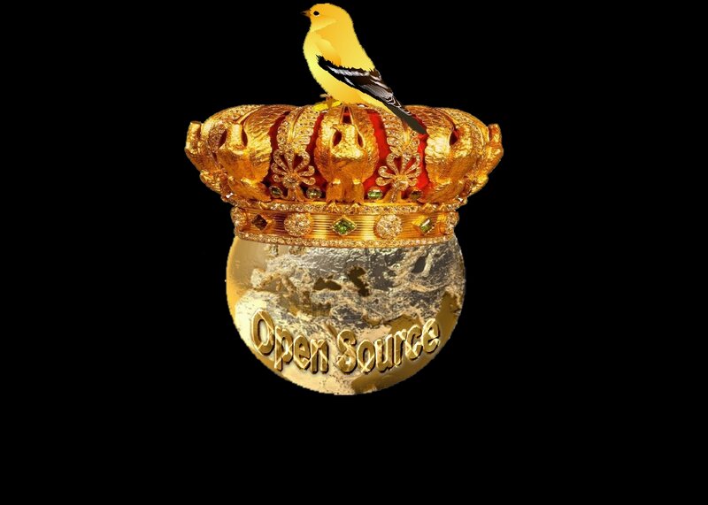 Golden Crown with Bird