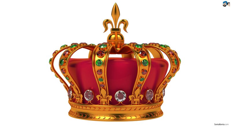 Golden Crown with Jewels