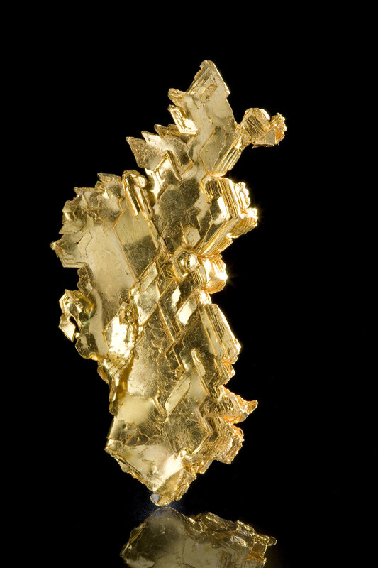 Golden crystal formation