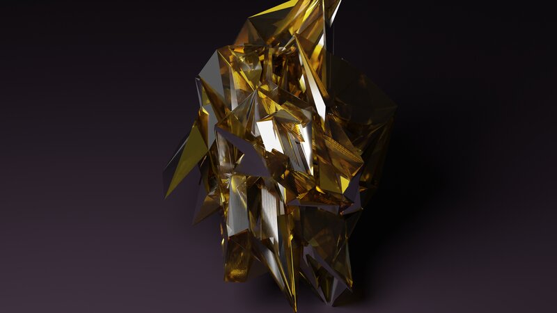 Golden Crystalline Structure