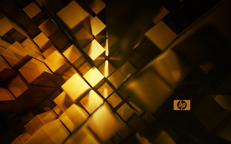 golden cubes abstract background