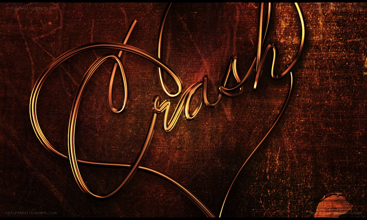 golden cursive text on textured background