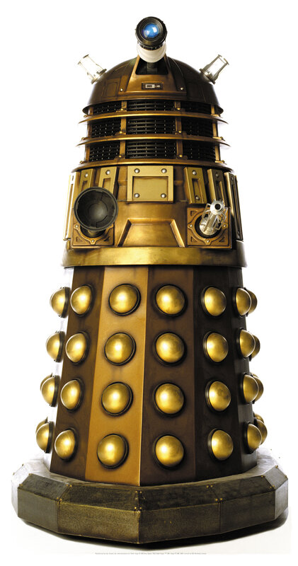 Golden Dalek Robot — Gold, Mechanical