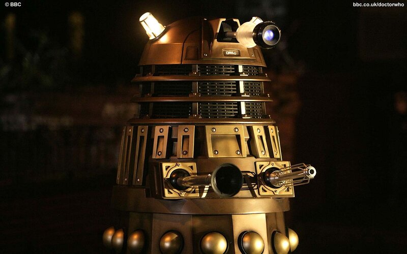 Golden Dalek Robot
