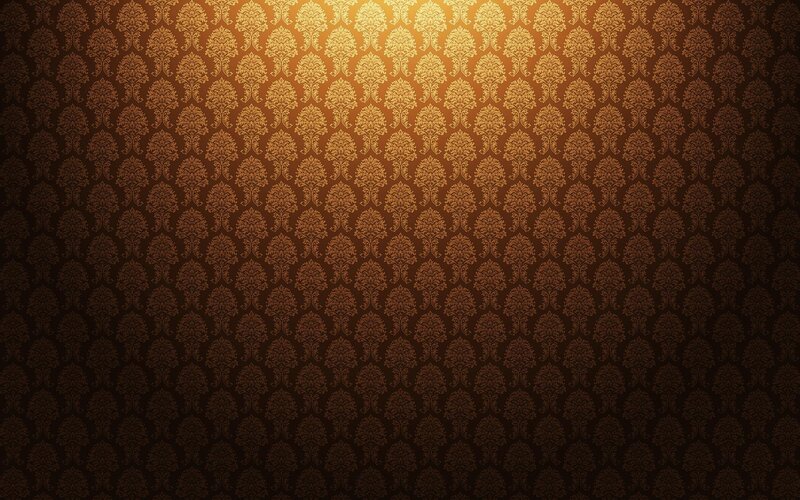 golden damask pattern