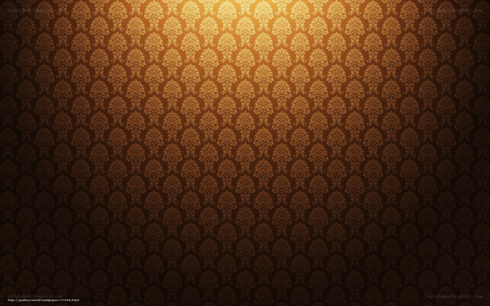 golden damask pattern wallpaper