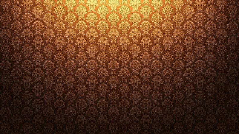 golden damask wallpaper pattern