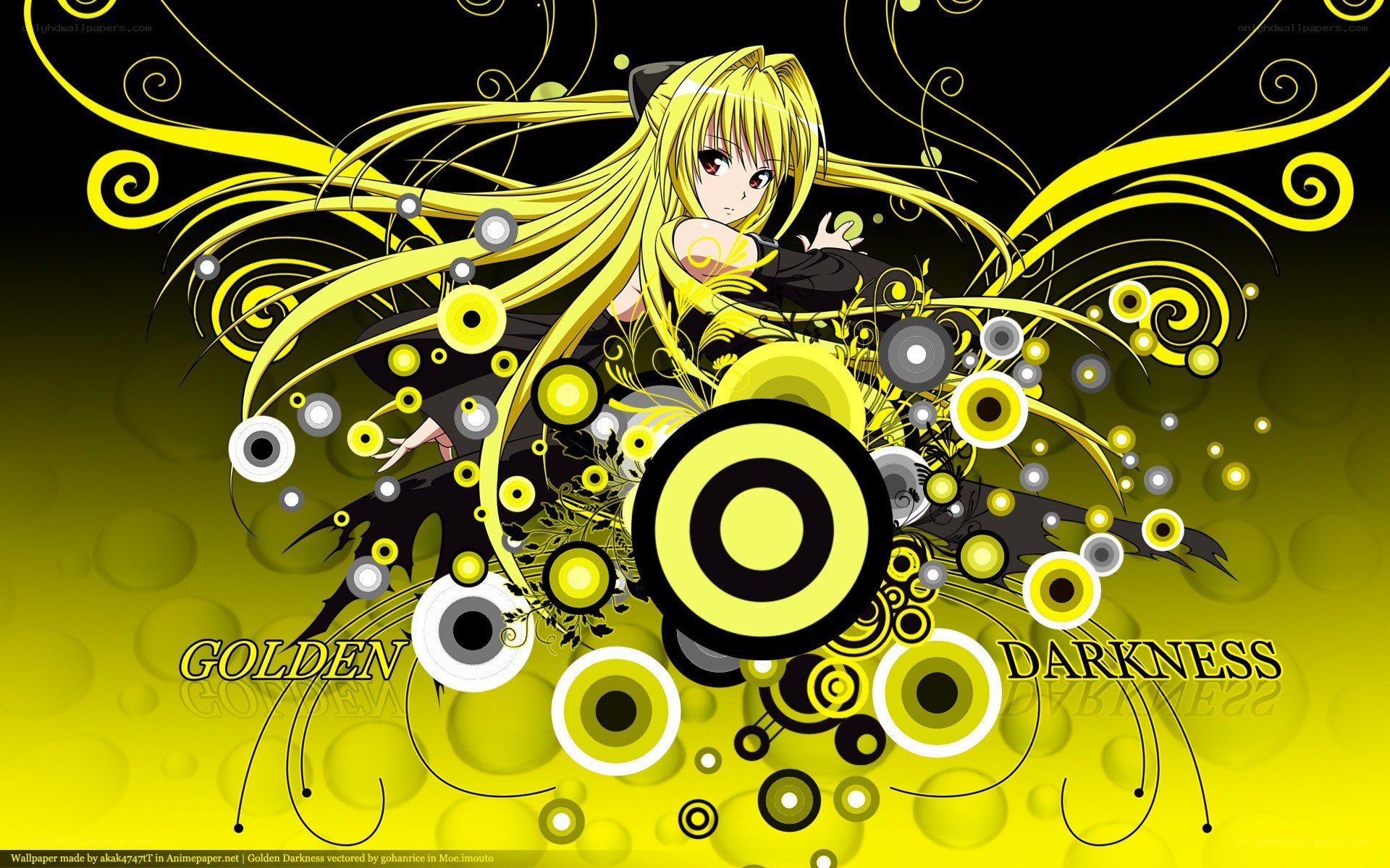 Golden Darkness anime wallpaper
