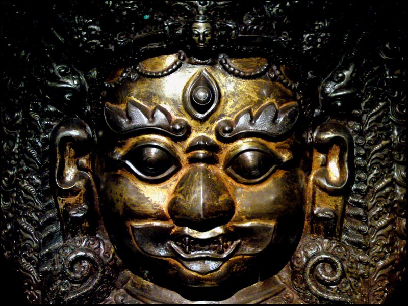 Golden Deity Mask