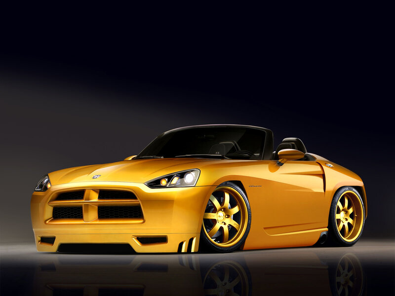 Golden Dodge SRT-4 Convertible