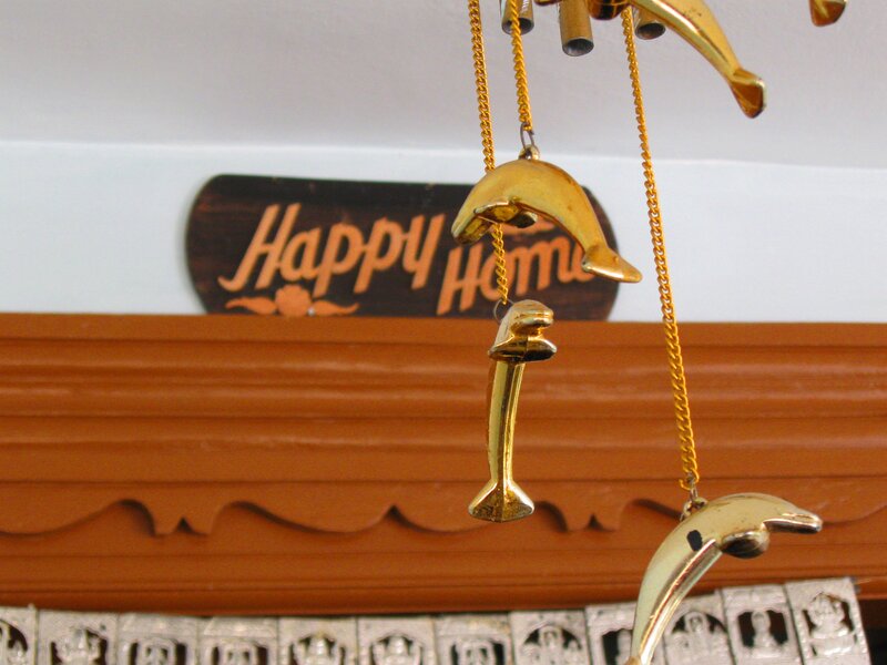 Golden Dolphin Ornaments