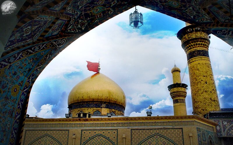Golden dome of a mosque