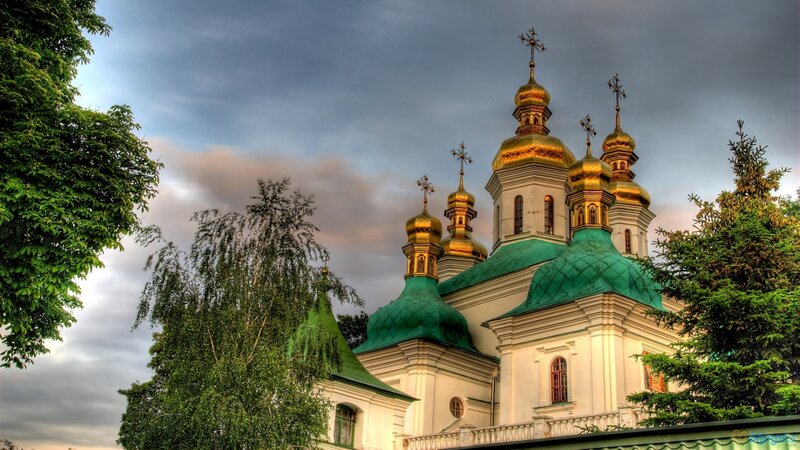 Golden-domed Church — Green