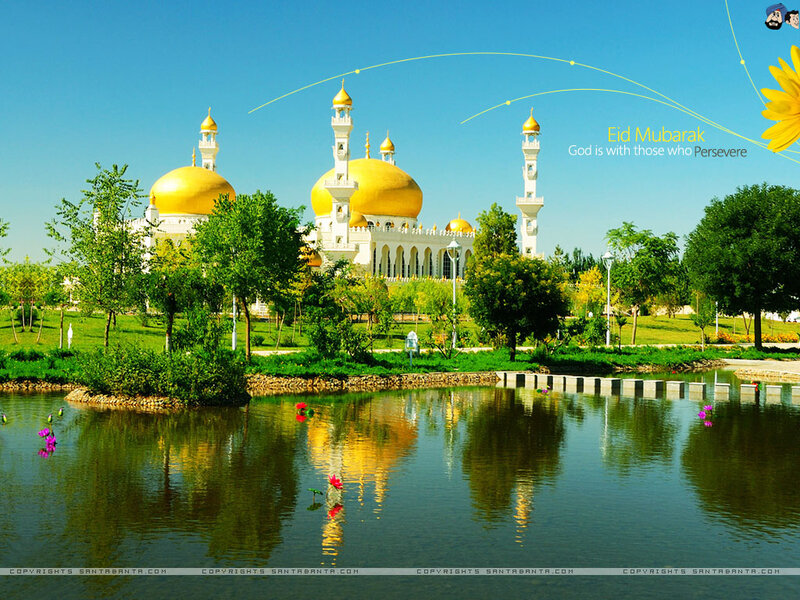 Golden-domed Mosque — Blue