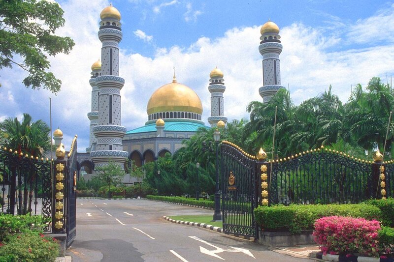 Golden-domed Mosque — Gold, Serene, Afternoon, Photograph