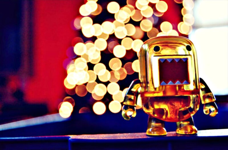 Golden Domo Figurine