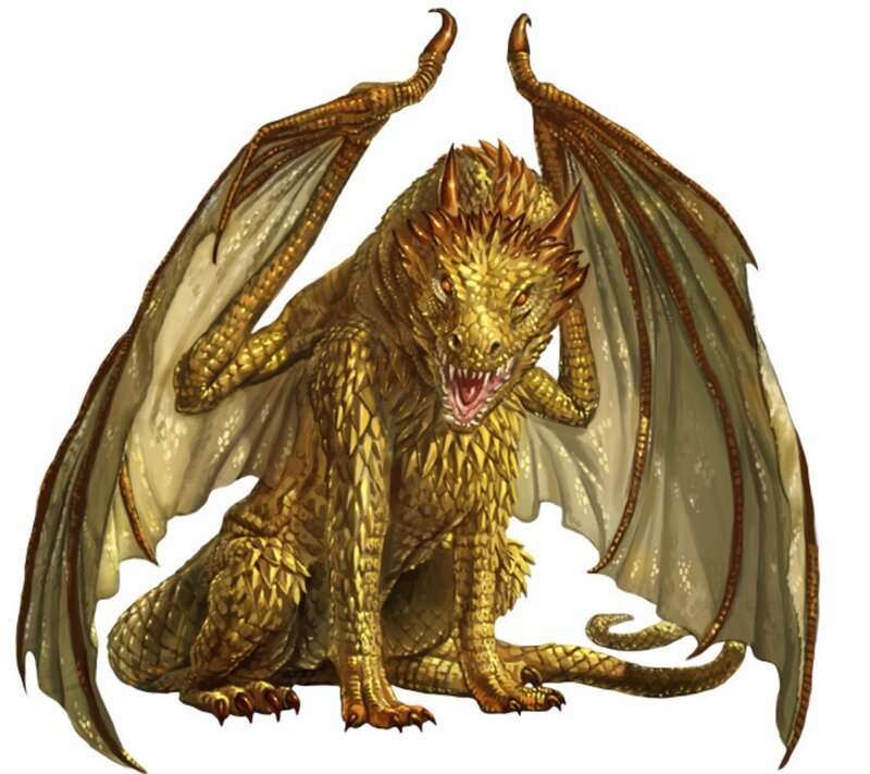 Golden Dragon Creature