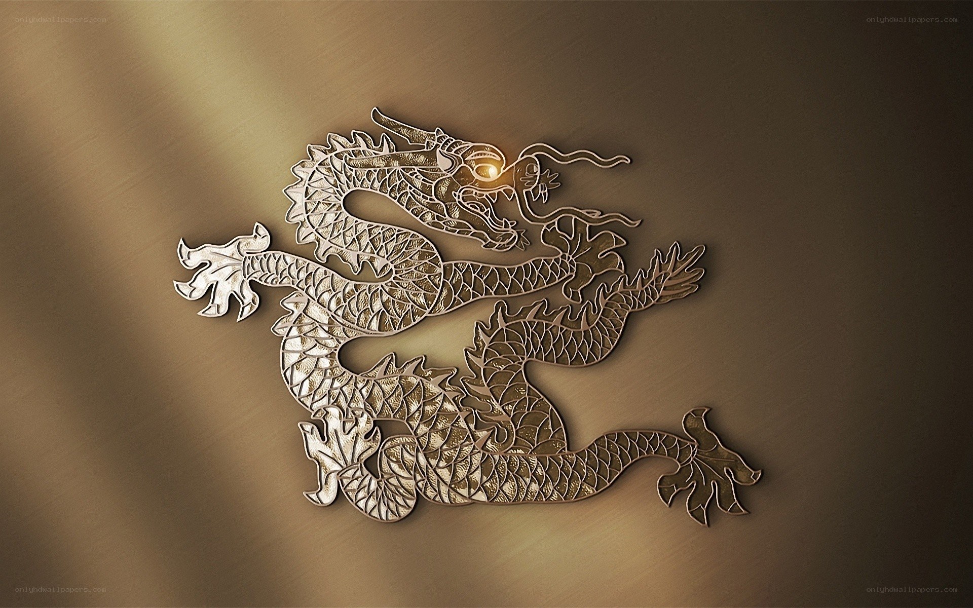 golden dragon design