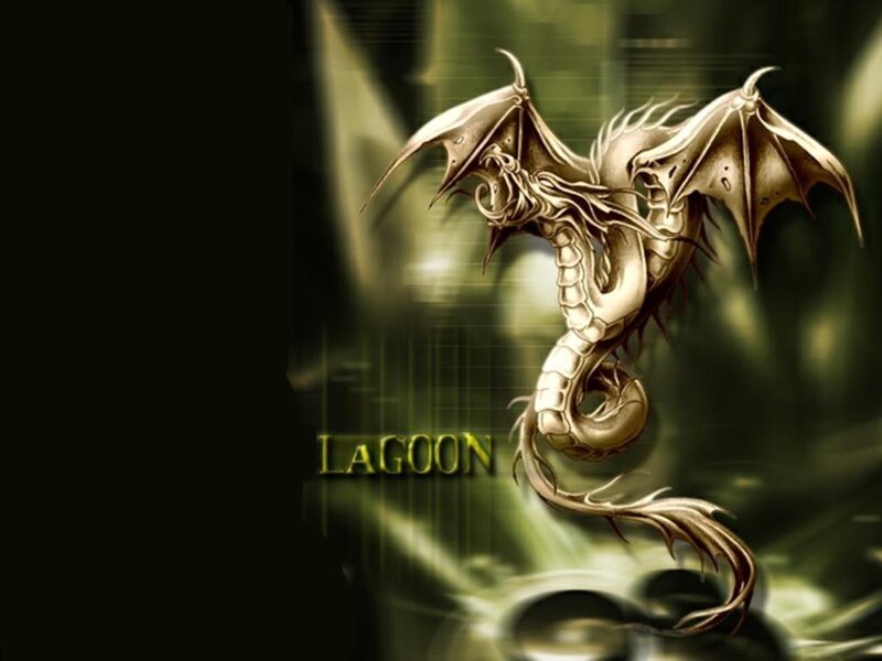 Golden Dragon Illustration — Green