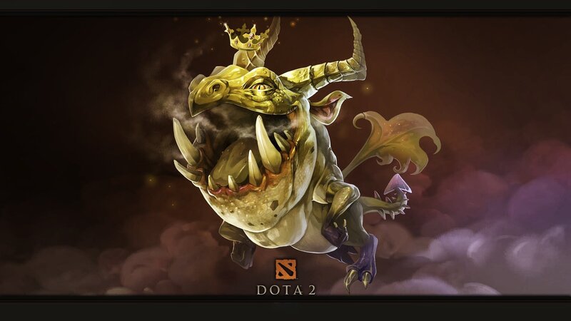 Golden Dragon with Crown