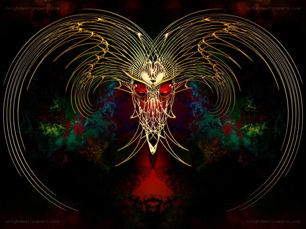 Golden dragon with red eyes