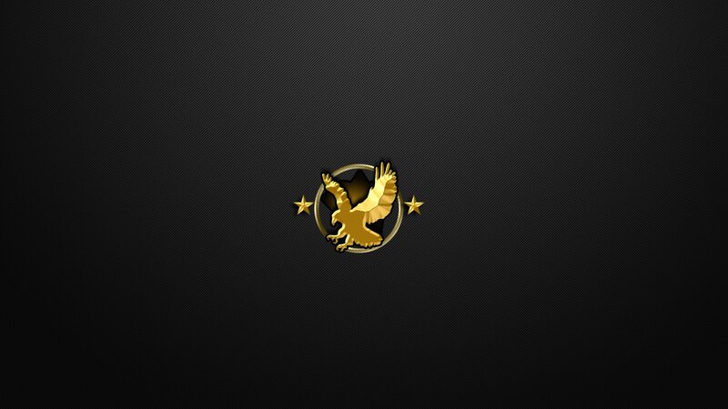 Golden Eagle Emblem — Black