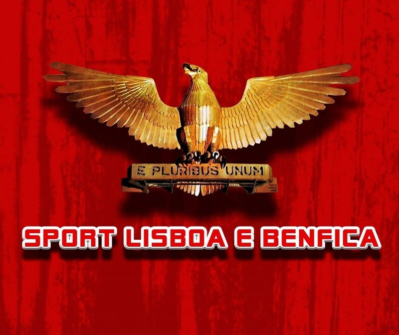 Golden Eagle Emblem — Red, Dramatic, Digital Art, Text