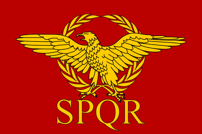 Golden Eagle Emblem — Red, Formal