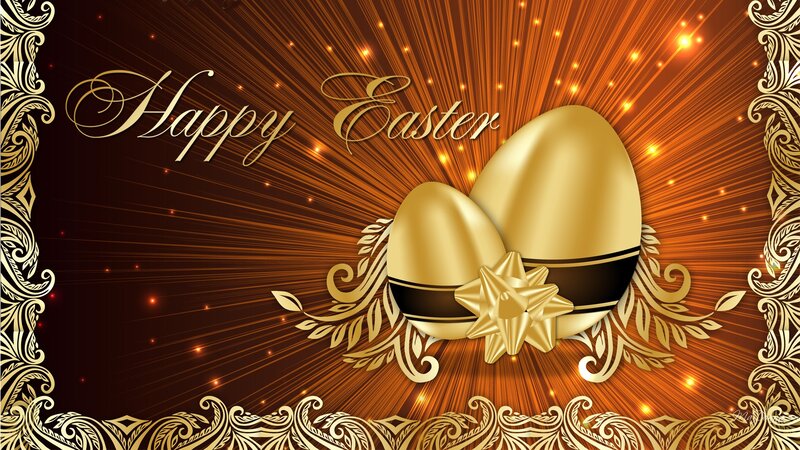 Golden Easter Eggs
