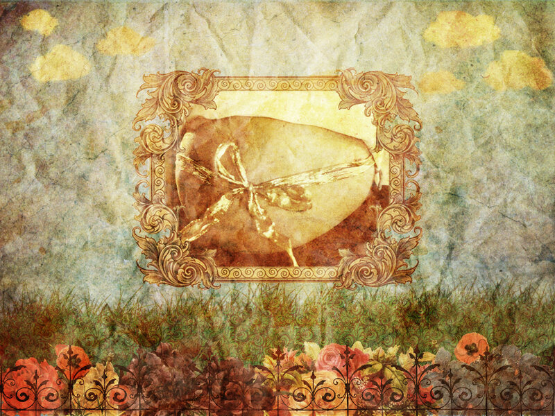 Golden Egg in Frame