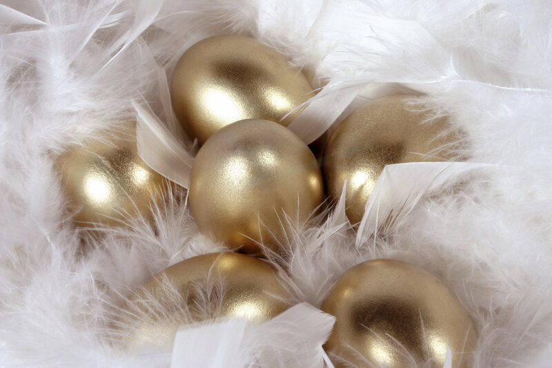 Golden Eggs in Feathers