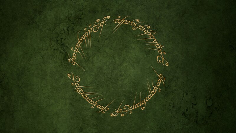 Golden Elvish Script