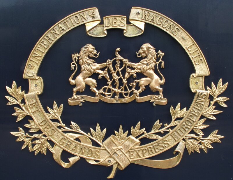 Golden Emblem with Lions