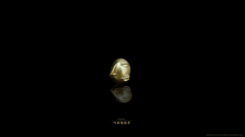 Golden Face Sculpture