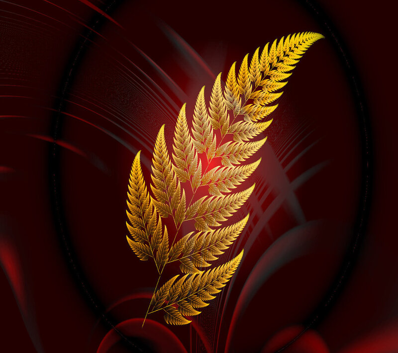 Golden Fern Leaf — Gold