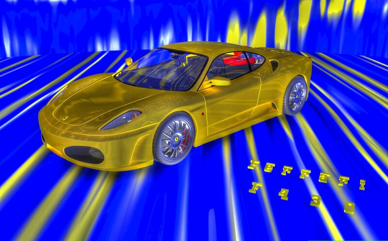 Golden Ferrari F430