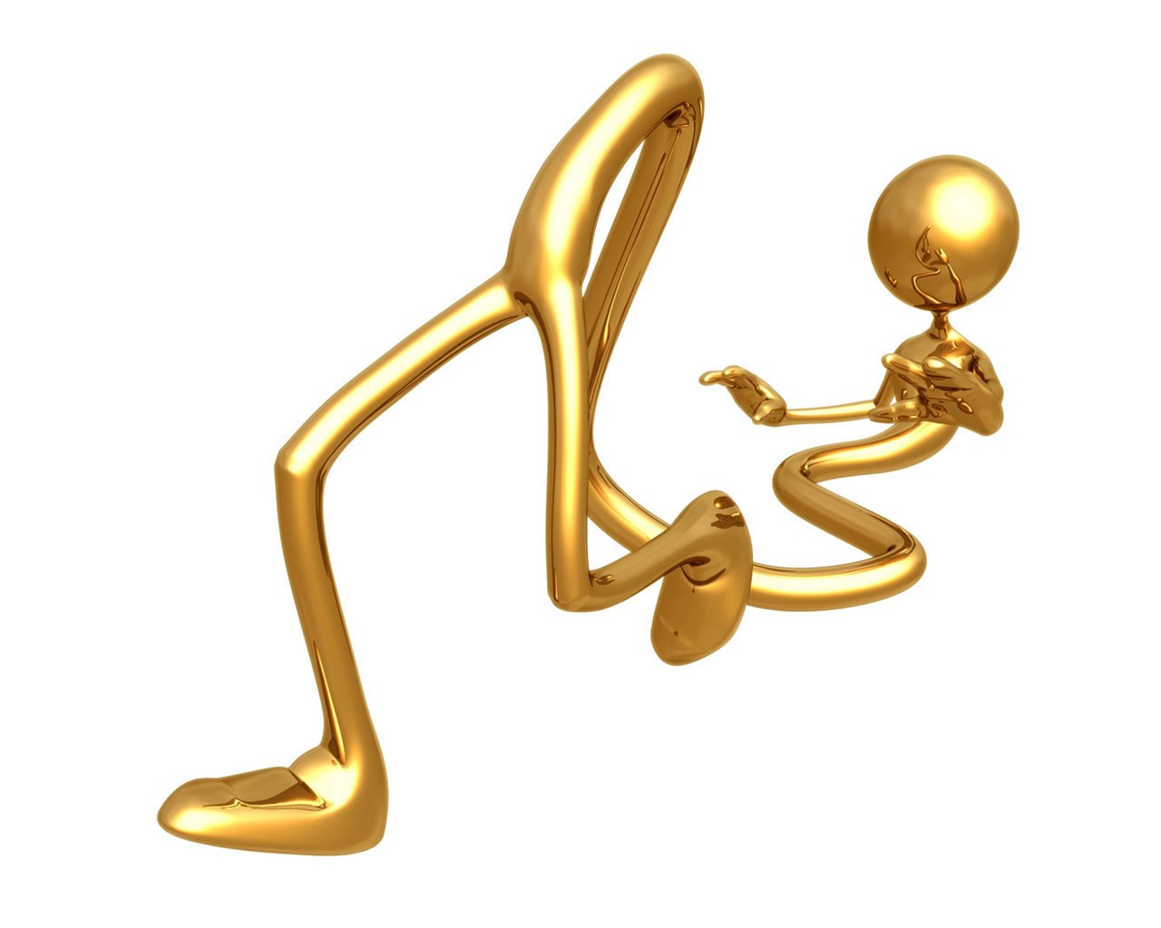 golden figure sculpture