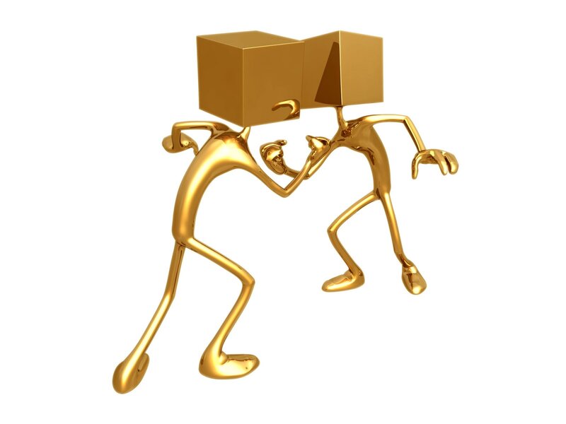 Golden Figures Fighting