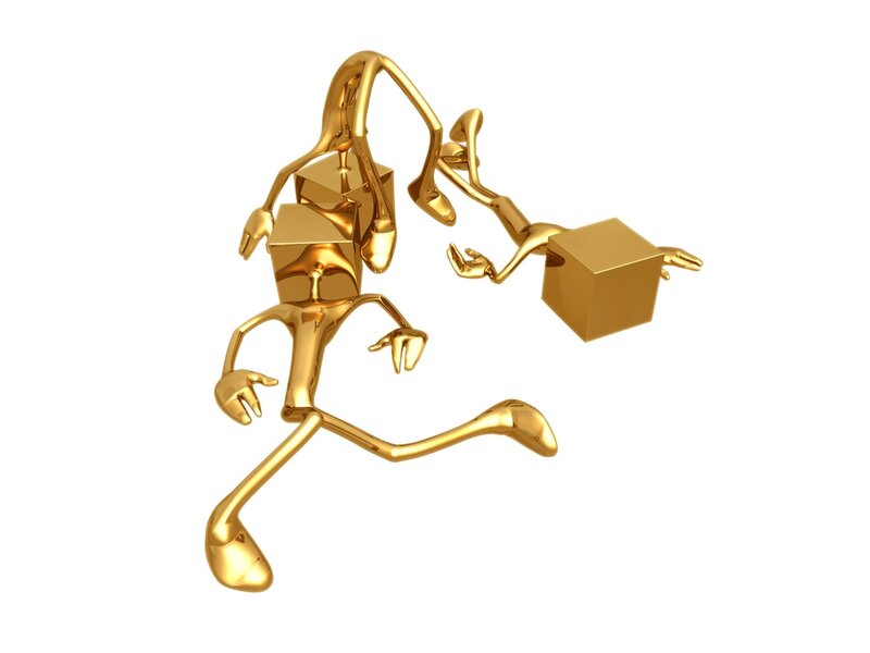 Golden Figures with Cubes