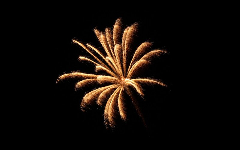 Golden Firework Burst — Gold