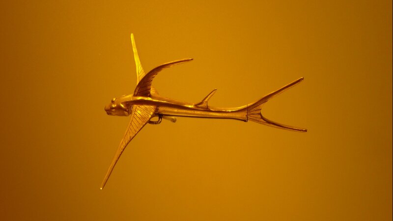 Golden Fish Sculpture