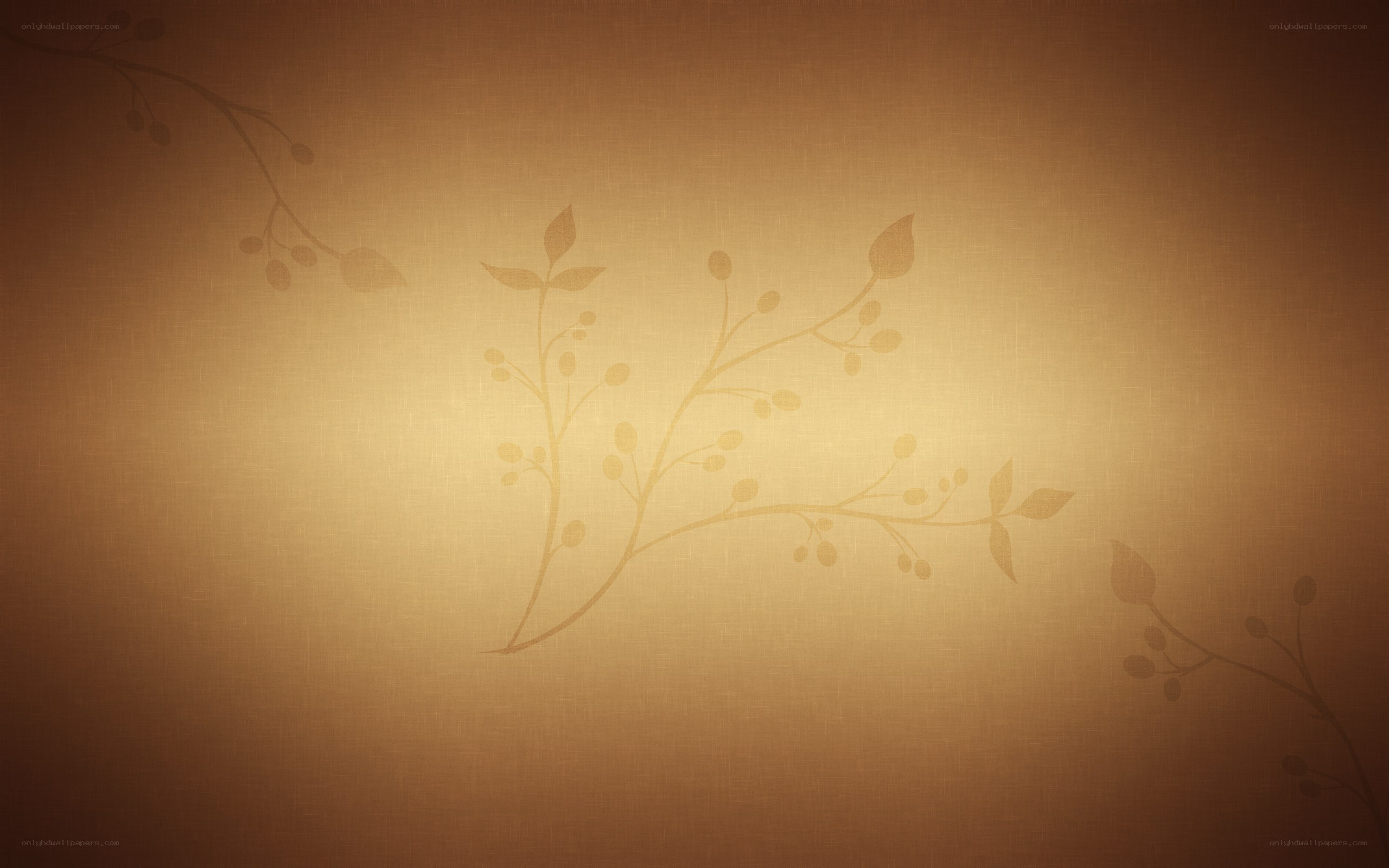 golden floral pattern background