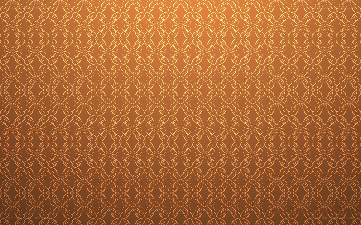golden floral pattern background