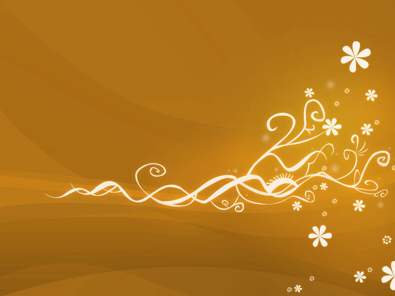 golden floral swirl design