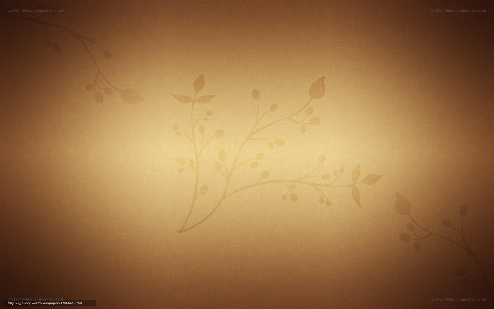 golden floral wallpaper