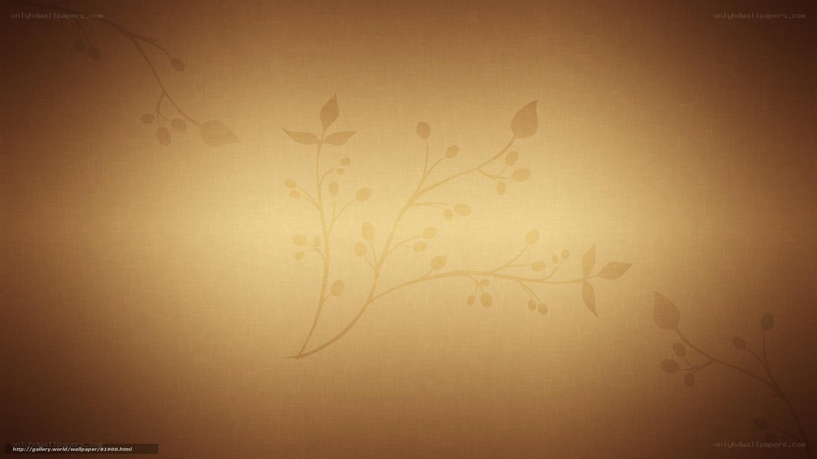 golden floral wallpaper